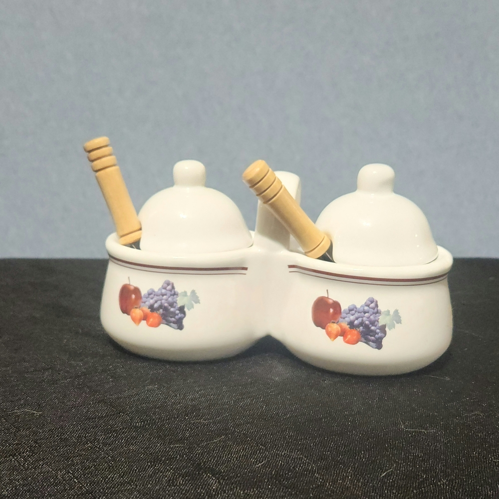 Vintage Houston Harvest Jam Dish